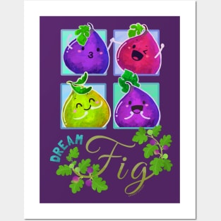 Dream Fig - Punny Garden Posters and Art